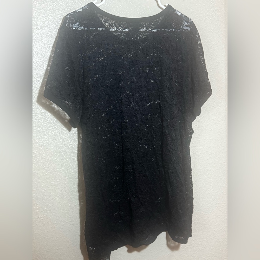 Torrid Stretch Lace Tee - Picture 5 of 5